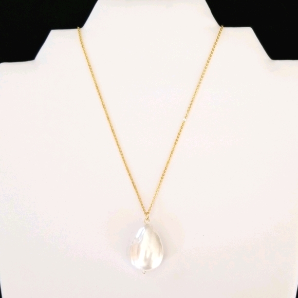 NWT Hand Crafted 14k Gold Filled Freshwater Pearl Pendant Necklace - Picture 11 of 14